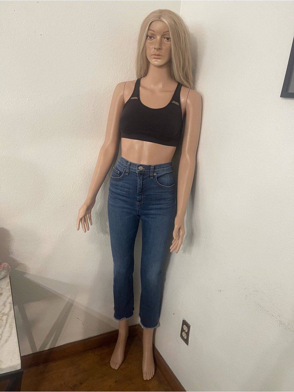 Veronica Beard Jeans Carly Kick-Flare Denim Blue , Size 28